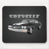 Tapis De Souris 1970 Chevelle SS : Finition noire : Mousepad (Devant)