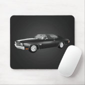 Tapis De Souris 1970 Chevelle SS : Finition noire : Mousepad (Avec souris)