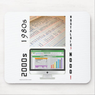 Tapis De Souris "1980s vs 2000s Accounting" Mouse Pad