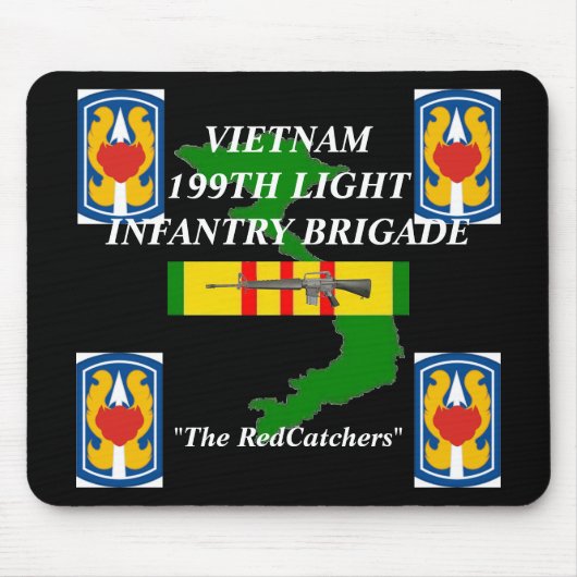 Tapis De Souris 199e Light Inf Vietnam Mousepad 2/b (Devant)