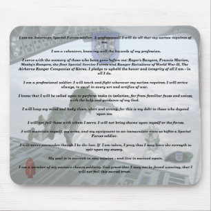 Tapis De Souris 19èmes vétérans de Williams de camp de croyance