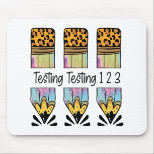 Tapis De Souris 1 2 3 Jour d'essai Chemise Test Jour d'examen ense
