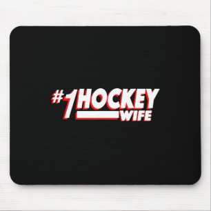 Tapis De Souris #1 Femme de hockey sur glace Épouse de hockey sur