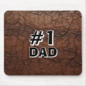 Tapis De Souris #1 Papa aspect cuir (Devant)