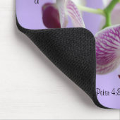 Tapis De Souris 1 Pierre 4:8 Orchidées Souris (Coin)