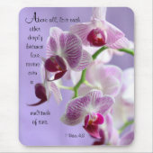 Tapis De Souris 1 Pierre 4:8 Orchidées Souris (Devant)