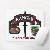 TAPIS DE SOURIS 1ER BATAILLE 75E RANGER REGIMENT MOUSEPAD (Avec souris)