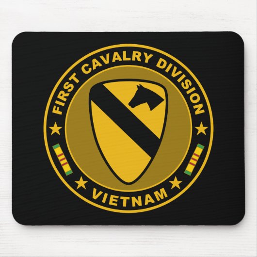 Tapis De Souris 1ère division de cavalerie Vietnam (Devant)