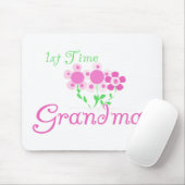 Tapis De Souris 1ère Fleurs Grandma-Rose (Avec souris)