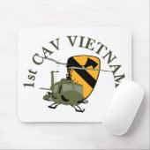 Tapis De Souris 1re Cav Vietnam (Avec souris)