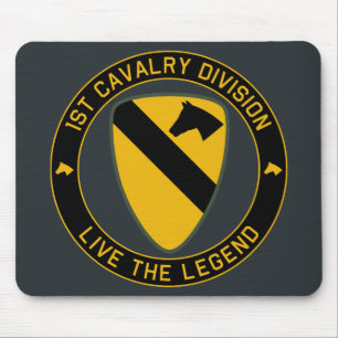 Tapis De Souris 1re division de cavalerie Classe A Mousepad