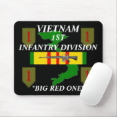 Tapis De Souris 1re infanterie Vietnam Mousepad (Avec souris)