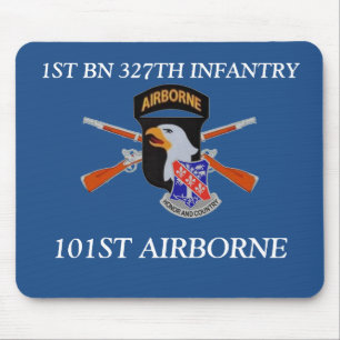 TAPIS DE SOURIS 1ST BN 327TH INFANTRY 101ST AIRBORNE MOUSEPAD