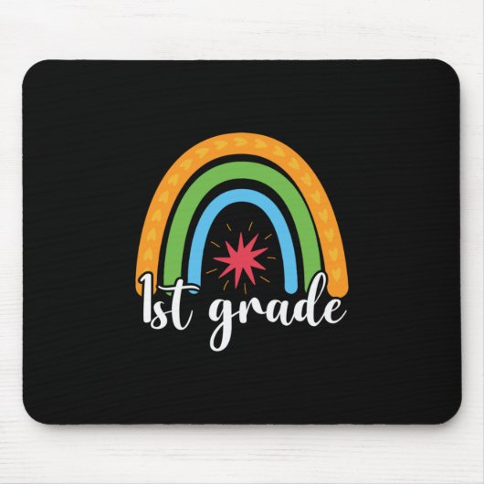 Tapis De Souris 1st Grade Rainbow Lover (Devant)
