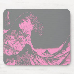Tapis De Souris 1thegreat waveredblackbig-005