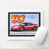 Tapis De Souris 2003 cinquantième anniversaires Corvette (Avec souris)