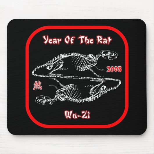 Tapis De Souris 2008 ans du rat Mousepad (Devant)