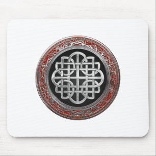 Tapis De Souris [200] Croix du noeud d'argent celtique sacré