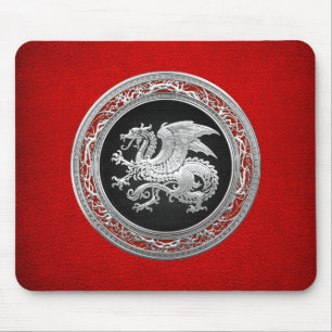 Tapis De Souris [200] Dragon islandais, Landvæ ttir [Argent]