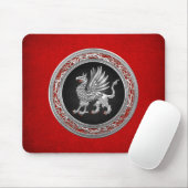 Tapis De Souris [200] Griffin d'argent sacré (Avec souris)