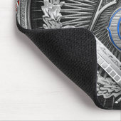 Tapis De Souris [200] Master Mason - Silver Square & Compass (Coin)