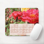 Tapis De Souris 2010-2011 calendrier floral (Avec souris)