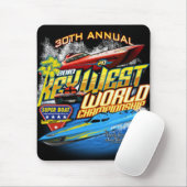 Tapis de souris 2010 de champion de Key West Wld (Avec souris)