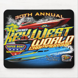 Tapis de souris 2010 de champion de Key West Wld