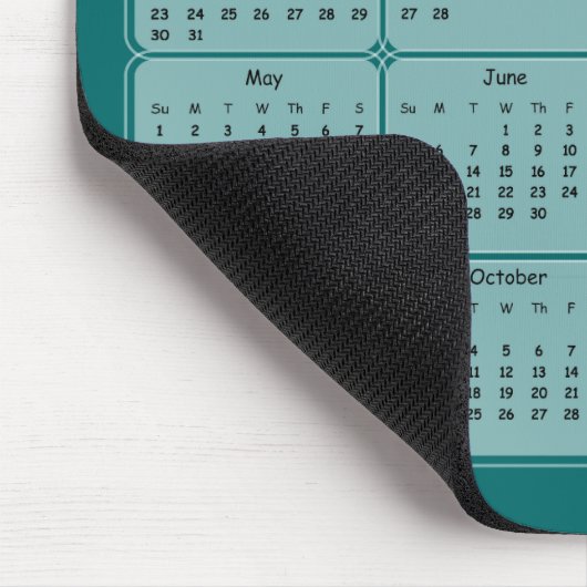 Tapis De Souris 2011 calendrier de base Mousepad (Coin)