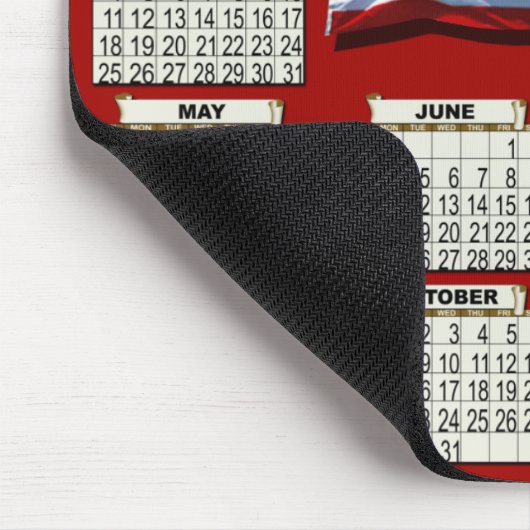 Tapis De Souris 2012 calendrier Mousepad (Coin)