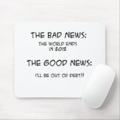 Tapis De Souris 2012 sur la dette (Avec souris)