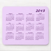 Tapis De Souris 2013 calendrier Mousepad (Devant)