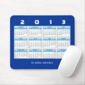 Tapis De Souris 2013 calendrier Mousepad (Avec souris)
