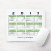 Tapis De Souris 2013 calendrier Mousepad (Avec souris)