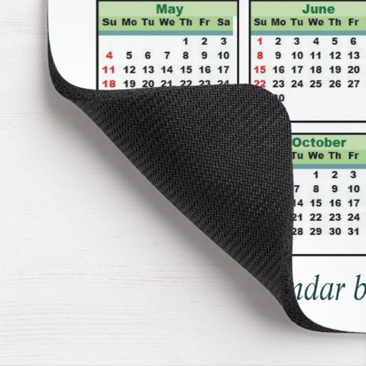Tapis De Souris 2014 calendrier Mousepad (Coin)