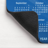Tapis De Souris 2018-2019 calendrier bleu d'année scolaire de fan (Coin)