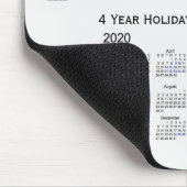 Tapis De Souris 2018-2021 calendrier blanc de vacances de fumée (Coin)