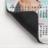 Tapis De Souris 2018 Year Monthly Calendar Black Add Photo Text (Coin)