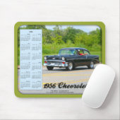 Tapis De Souris 2020 Calendrier Mousepad, 1956 Chevrolet 210 Car (Avec souris)