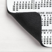 Tapis De Souris 2022 Calendar Custom Business Logo Name Easy White (Coin)