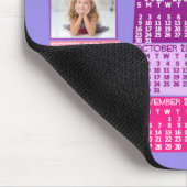 Tapis De Souris 2023 Année Calendrier mensuel Photo Collage Mod (Coin)