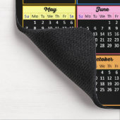 Tapis De Souris 2023 Calendar Modern Custom White on Black (Coin)