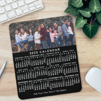 2023 Calendrier Noir Personnalisé Nom Photo Bold