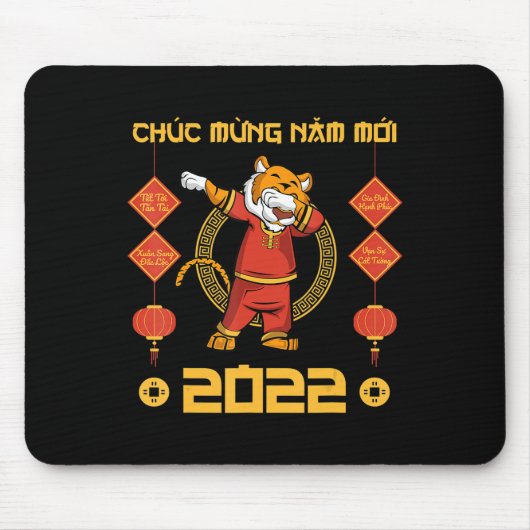 Tapis De Souris 2023 Nouvel An Lunaire Vietnamien Chuc Mung Nam Mo (Devant)