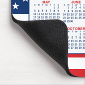 Tapis De Souris 2024 Calendar with American Flag (Coin)