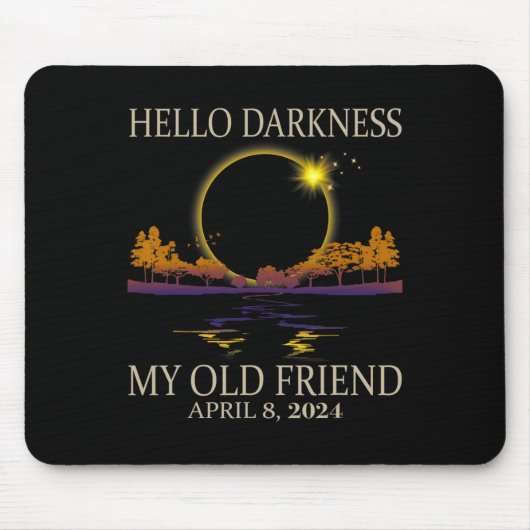 Tapis De Souris 2024 Éclipse solaire 2024 040824 Eclipse (Devant)