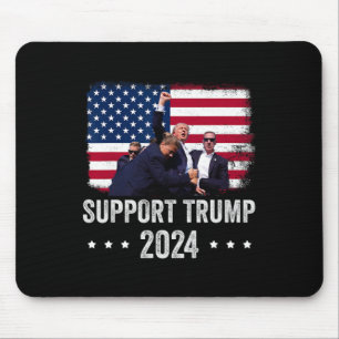 Tapis De Souris 2024 - Soutenez Trump - Priez Pour L'Amérique