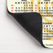Tapis De Souris 2024 Sunny Days 52 Weeks ISO Calendar par Janz (Coin)