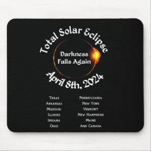 Tapis De Souris 2024 Total Eclipse Darkness Falls à nouveau