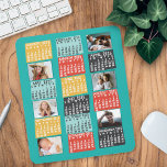 Tapis De Souris 2025 Année Calendrier mensuel Photo moderne Collag<br><div class="desc">Ce calendrier mensuel personnalisé de 2025 mousepad a un look géométrique moderne du milieu du siècle avec blocs de couleur asymétriques et typographie découpée de style papier. Utilisez les modèles faciles pour ajouter six de vos photos préférées (le travail horizontal est préférable, mais toutes les formes s'ajusteront automatiquement pour s'adapter...</div>